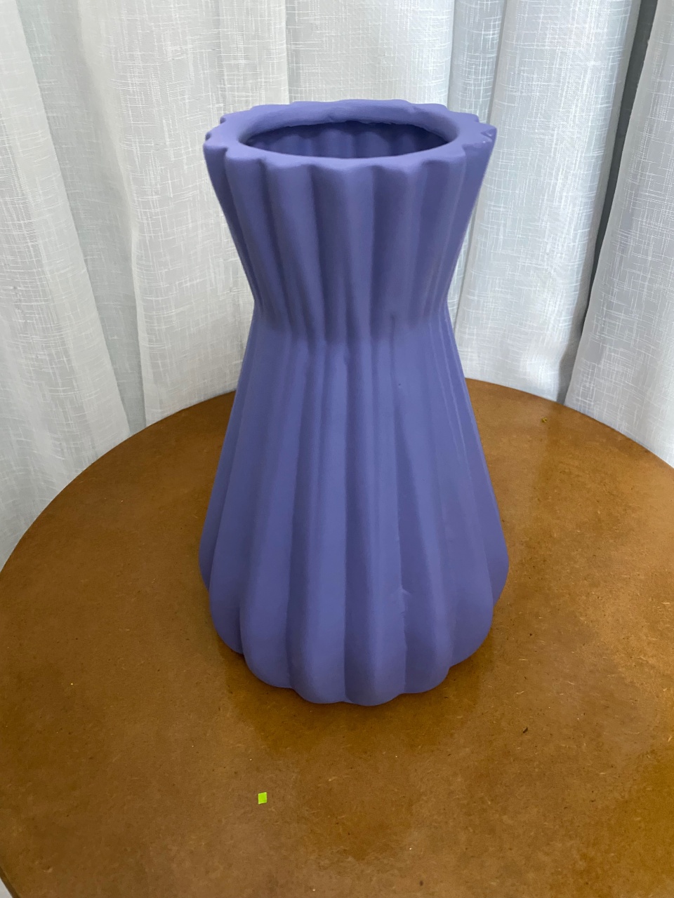 Jarro Baixo de Cerâmica Roxo - Balões decor