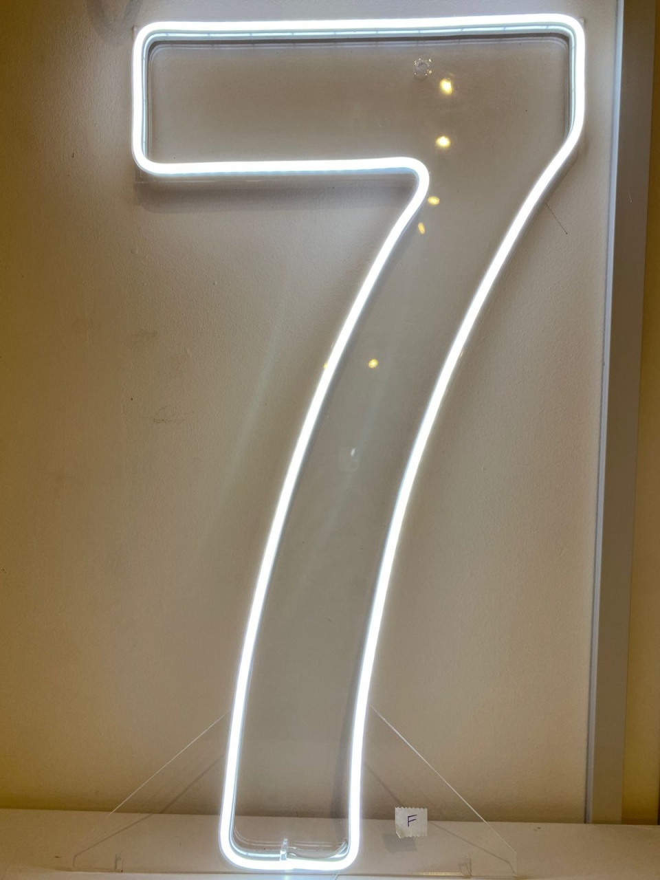 Numero Led 7 Frio - Balões decor