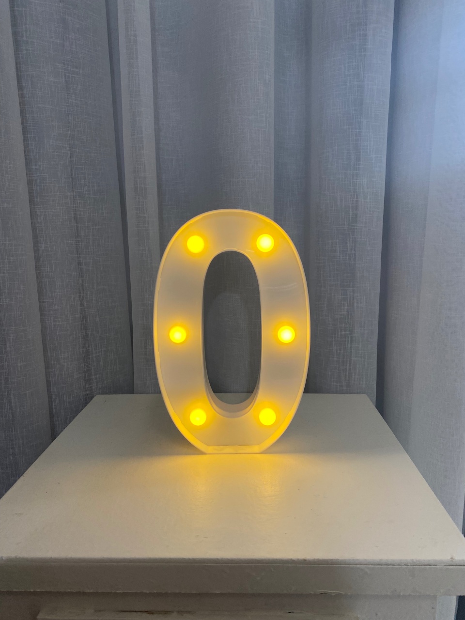 Led de Pilha Número 0 - Balões decor