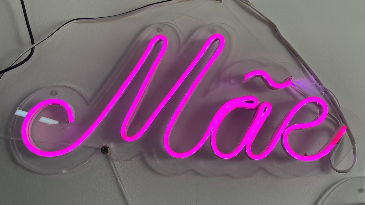 Led Mãe  - Balões decor