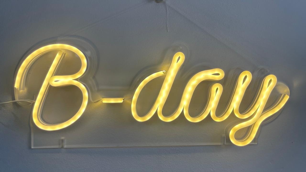 Led B-Day - Balões decor
