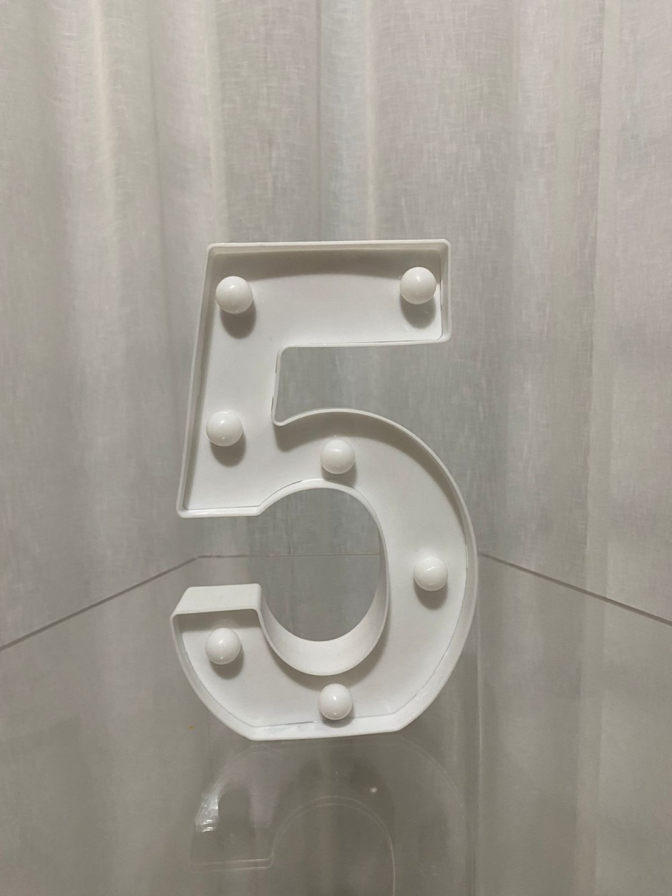 Led de Pilha Número 5 - Balões decor
