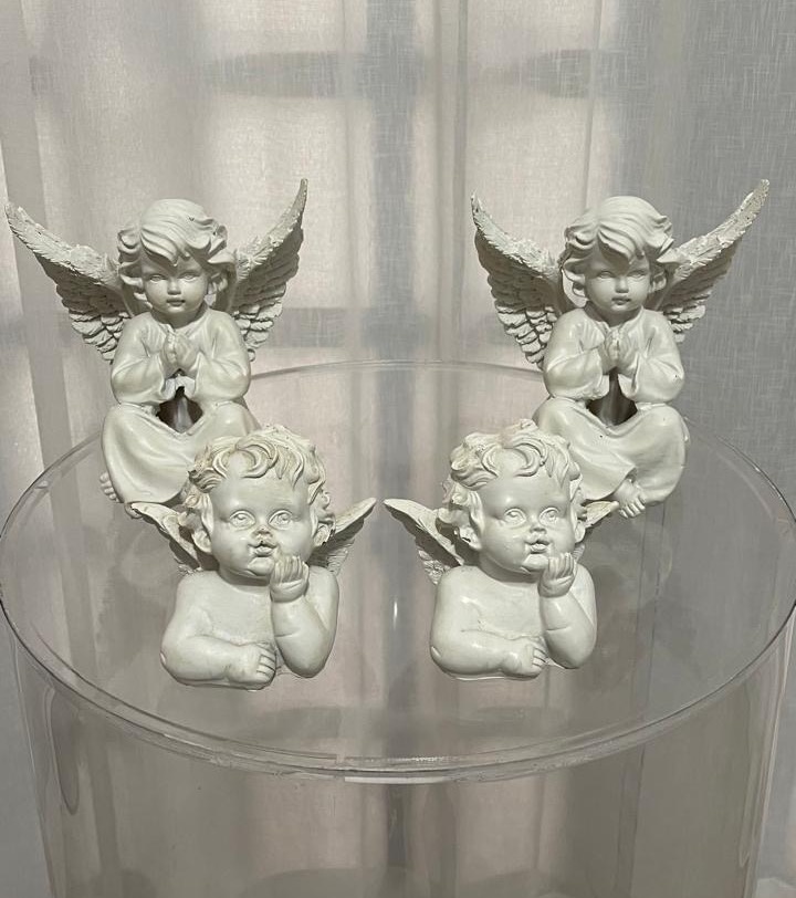  Anjinhos de Cerâmica - Balões decor