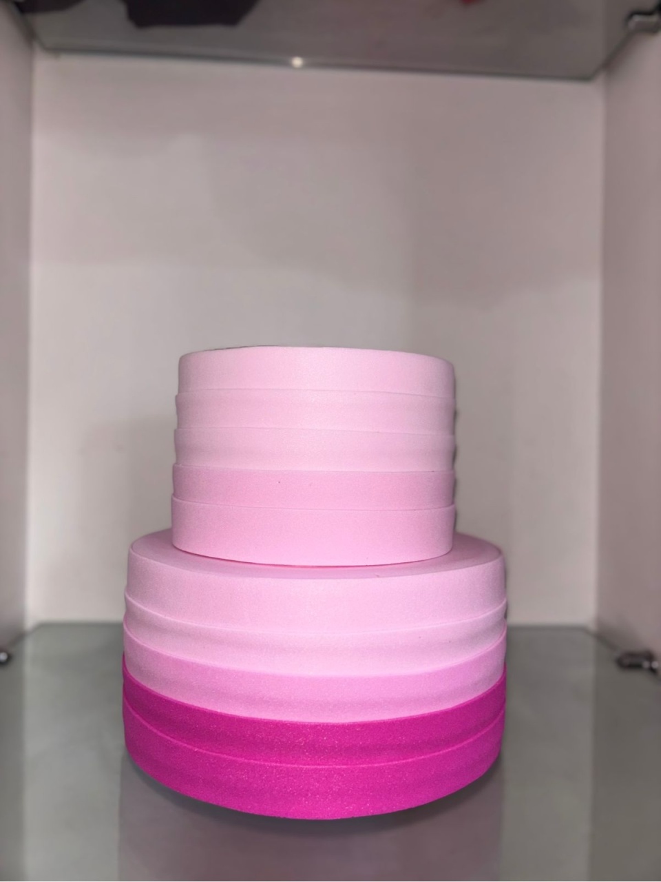 Bolo Rosa - Balões decor