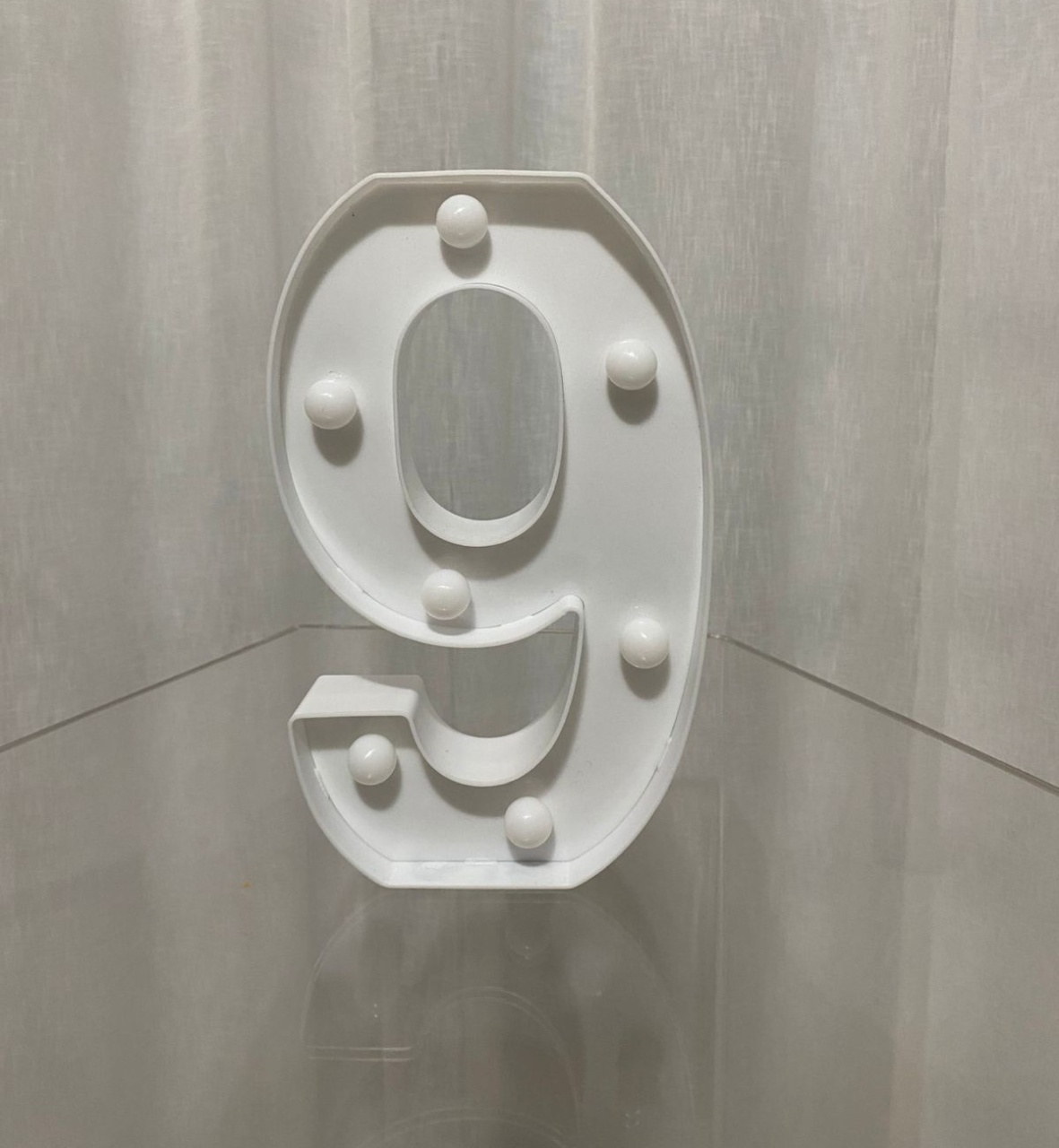 Led de Pilha Número 9 - Balões decor