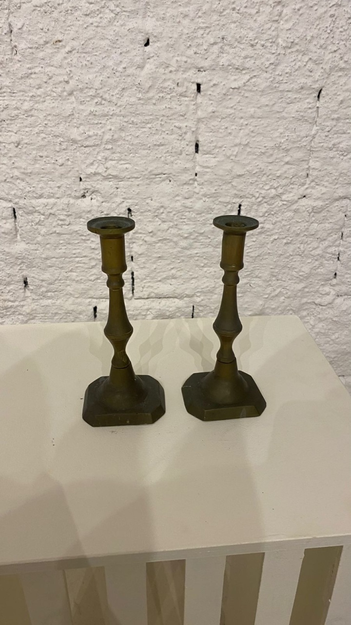 Castiçais de Bronze - Balões decor