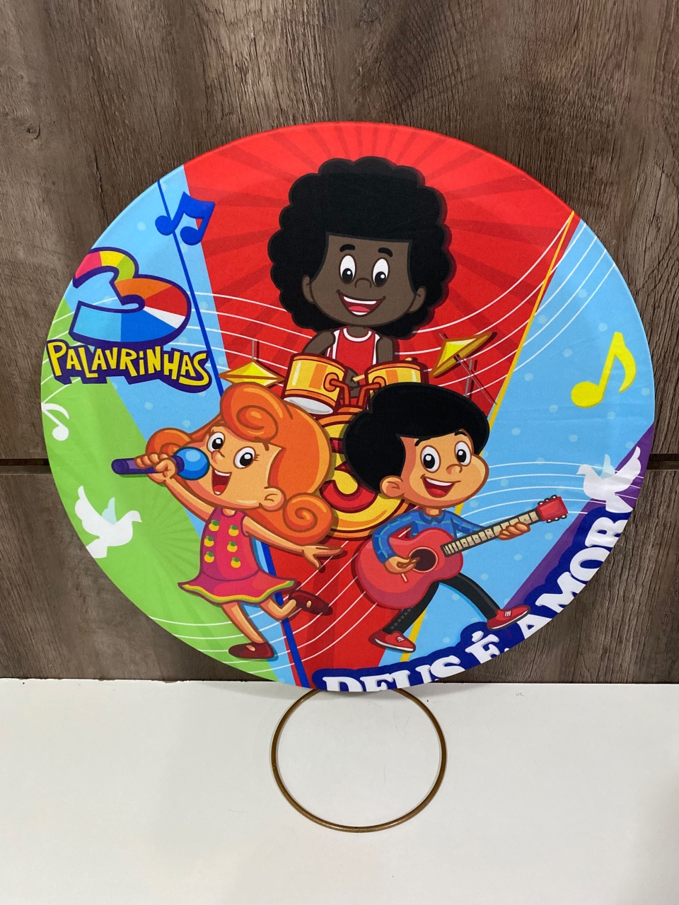 Painel 3 Palavrinhas  - Balões decor
