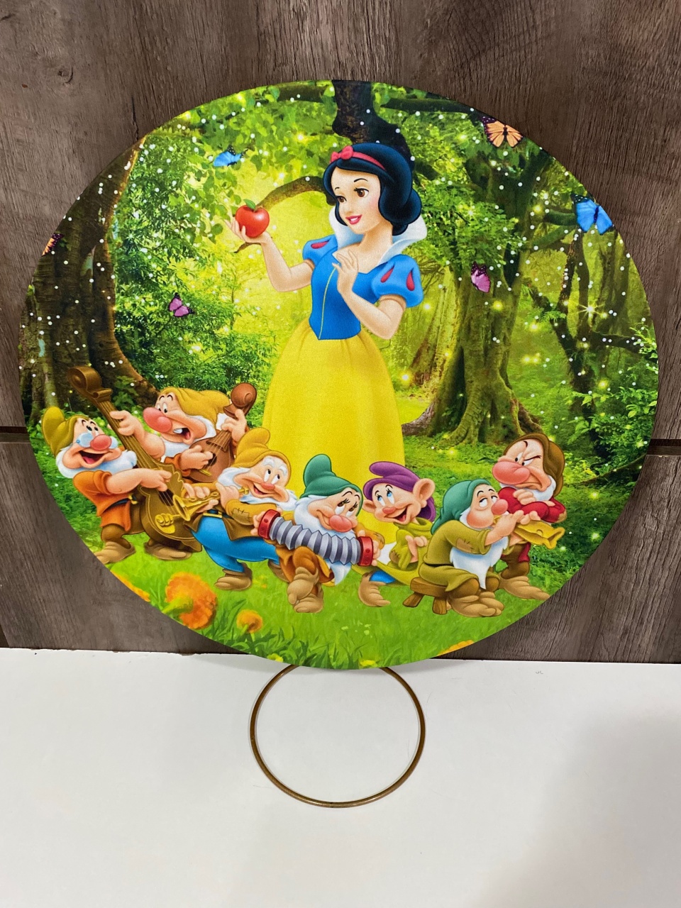 Painel Branca de Neve E Os Sete Anões - Balões decor