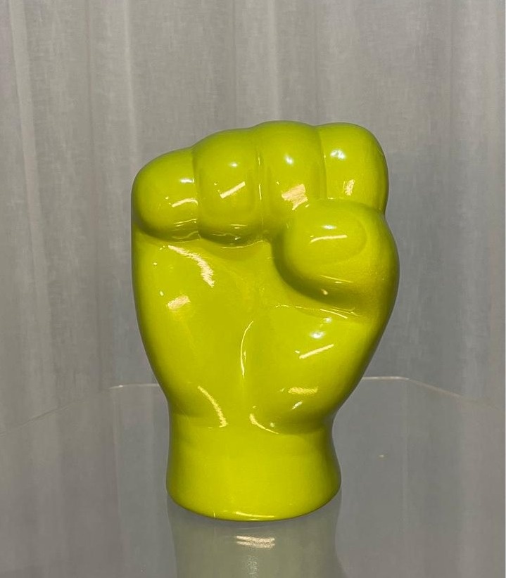 Mão Do Hulk de Cerâmica - Balões decor