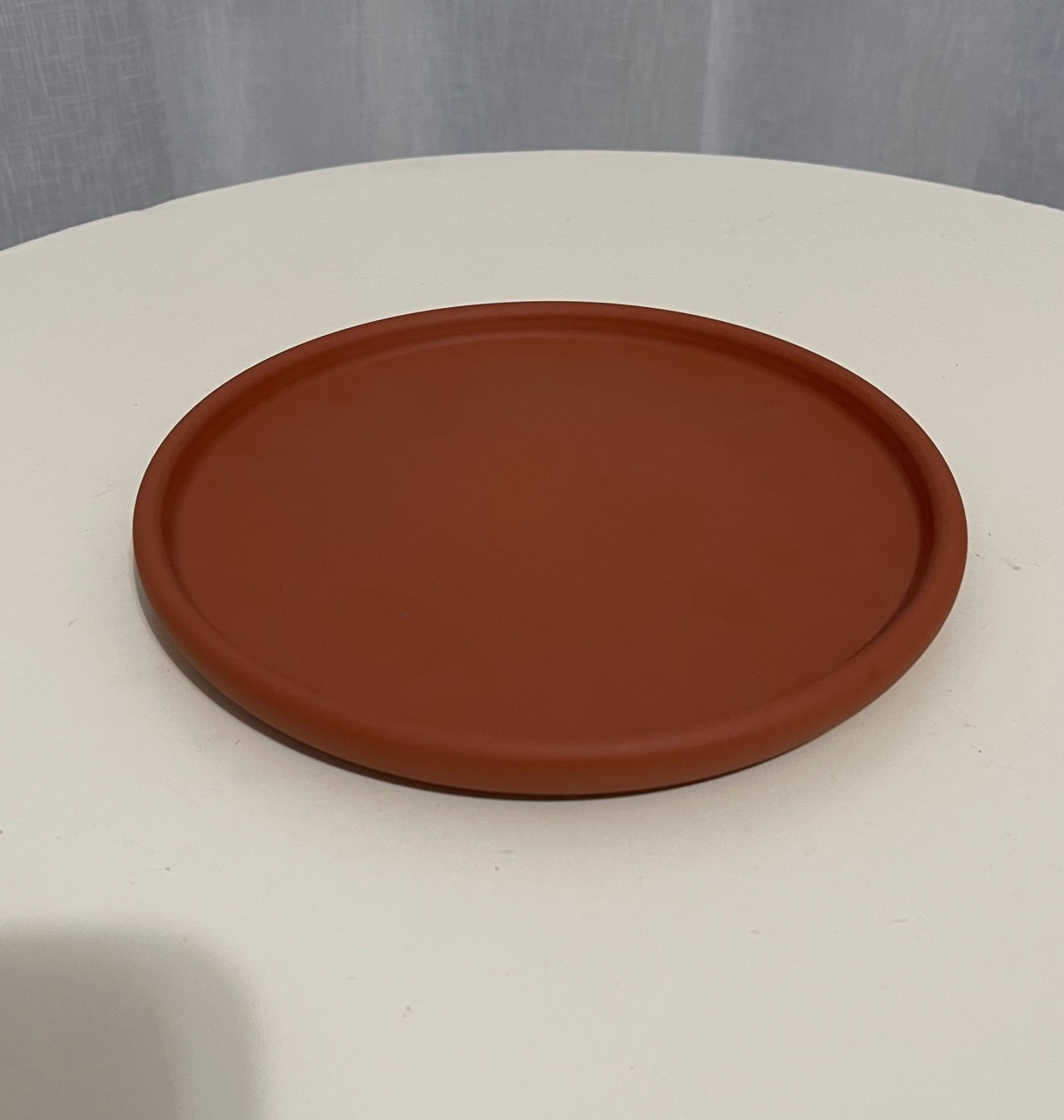Bandeja Redonda Terracota de Cêramica  - Balões decor