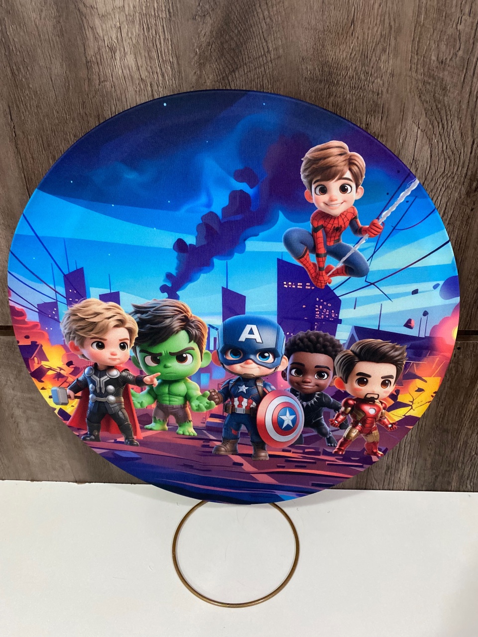 Painel Mini Vingadores - Balões decor