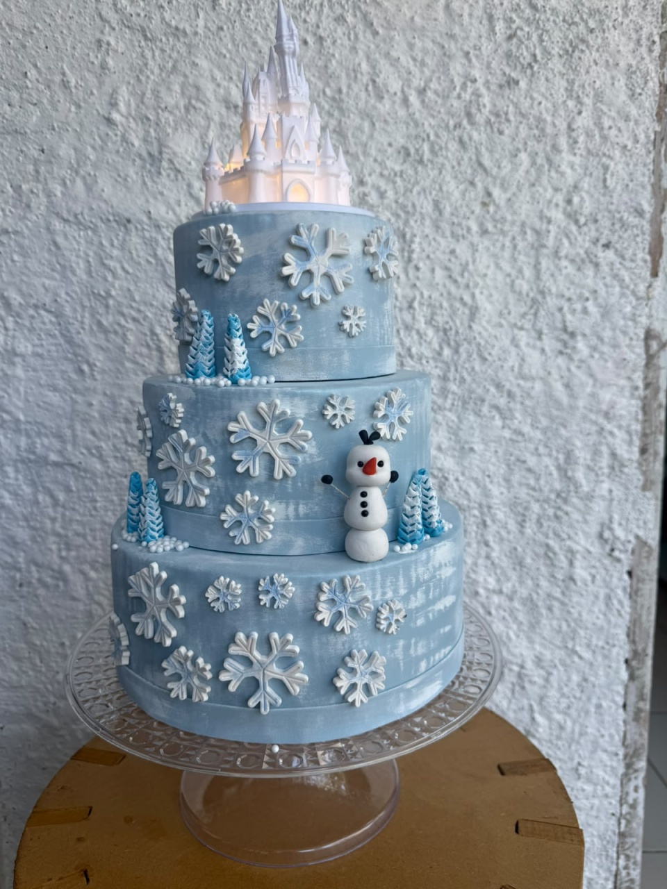 Bolo Frozen - Balões decor