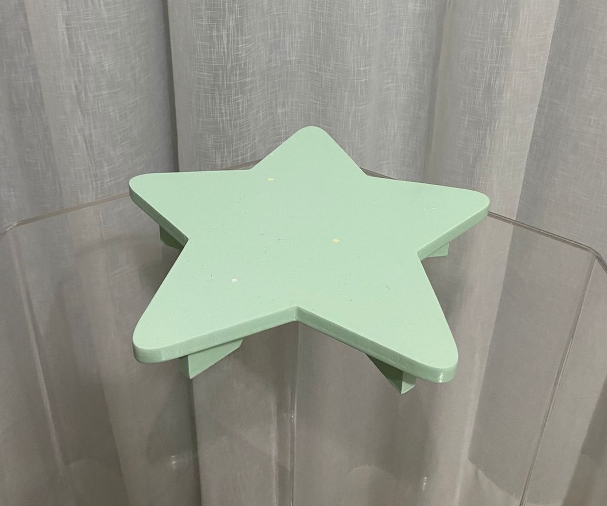 Bandeja Estrela Verde - Balões decor