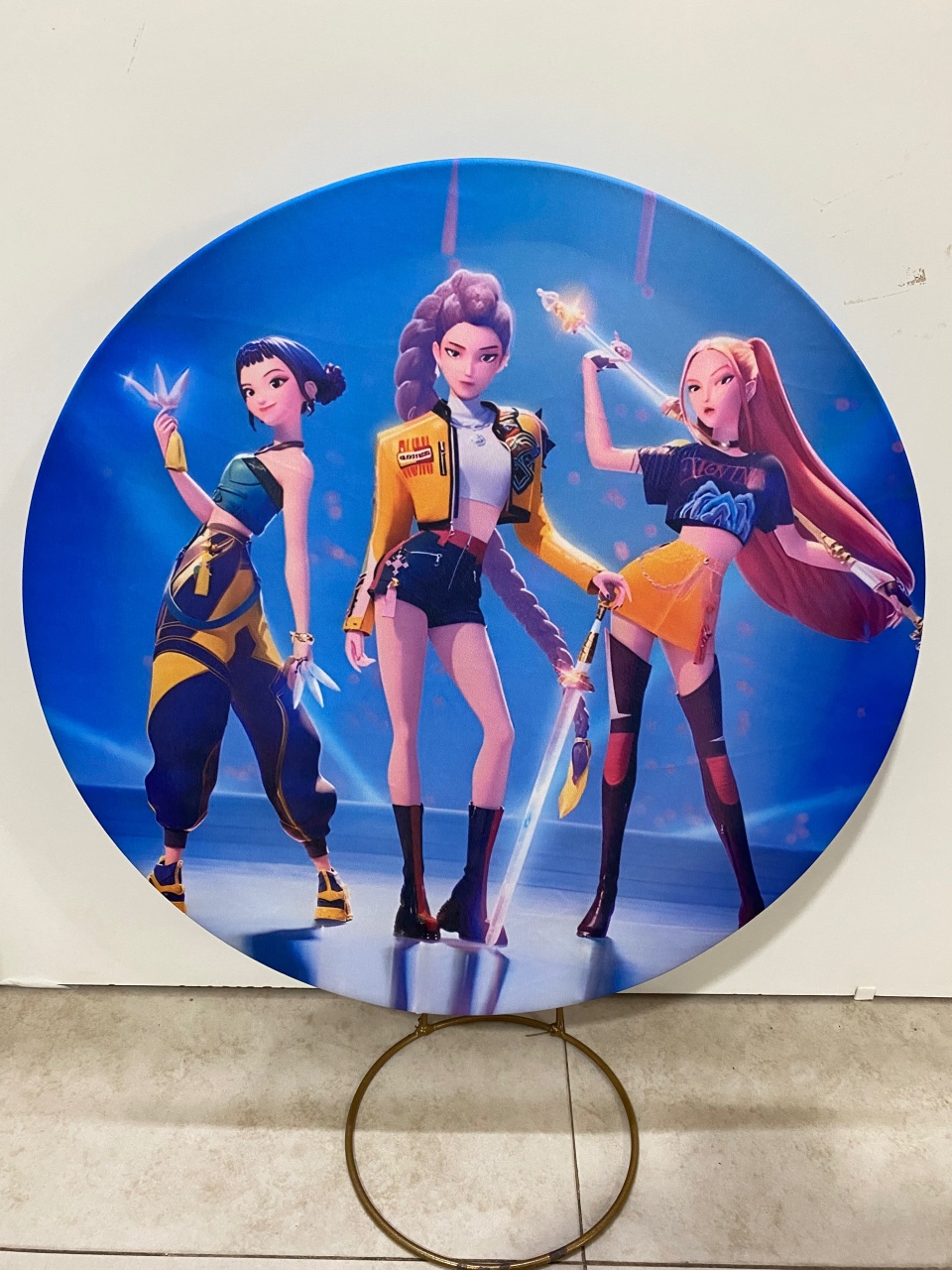 Painel Guerreiras Do Kpop - Balões decor