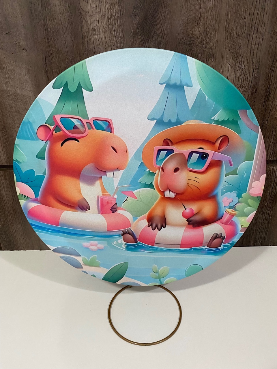 Painel Capivaras - Balões decor