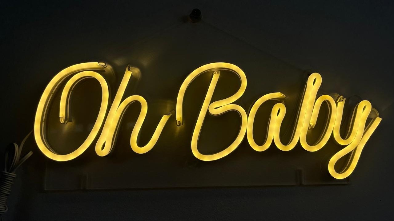 Led Oh Baby Quente - Balões decor