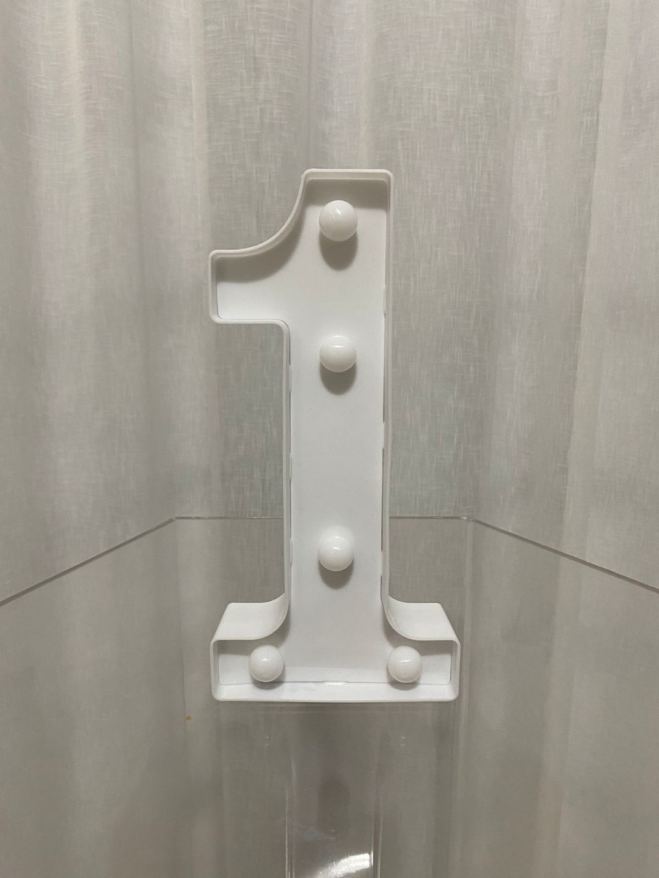 Led de Pilha Número 1 - Balões decor