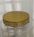 Boleira Dourada Com Arabescos - imagem 1
