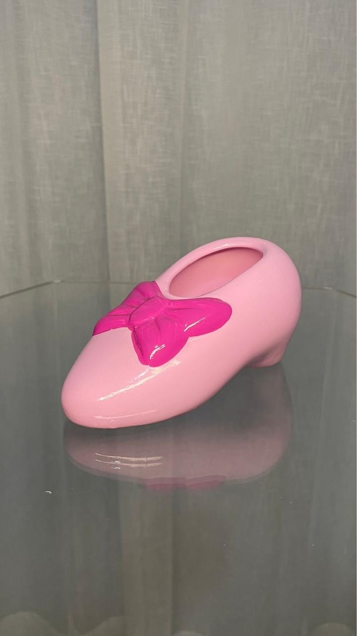 Sapato Minie de Cerâmica - Balões decor