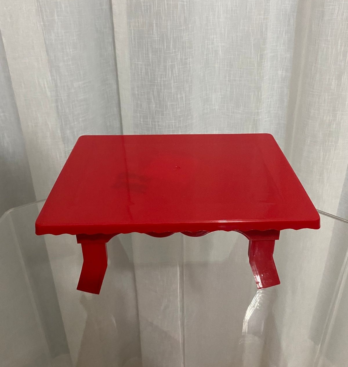 Bandeja Alta Vermelha - Balões decor