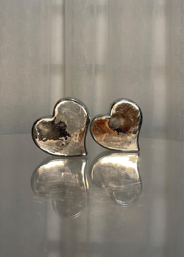 Conjunto de Coração de Cerâmica - Balões decor