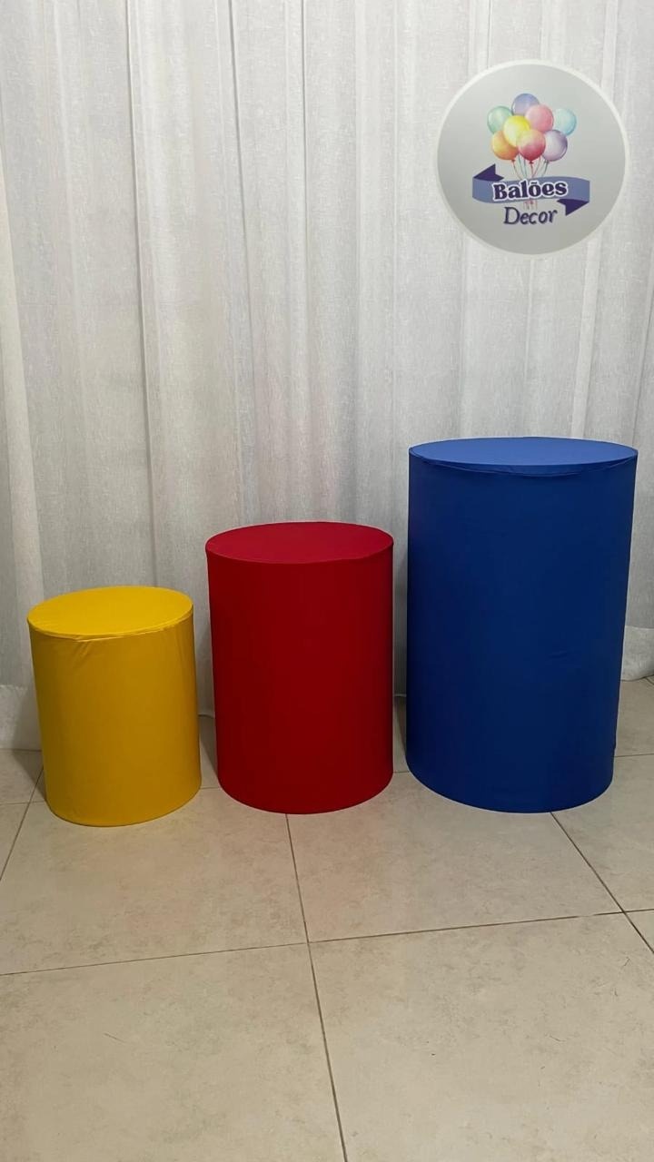 Trio de Capas Primário - Balões decor
