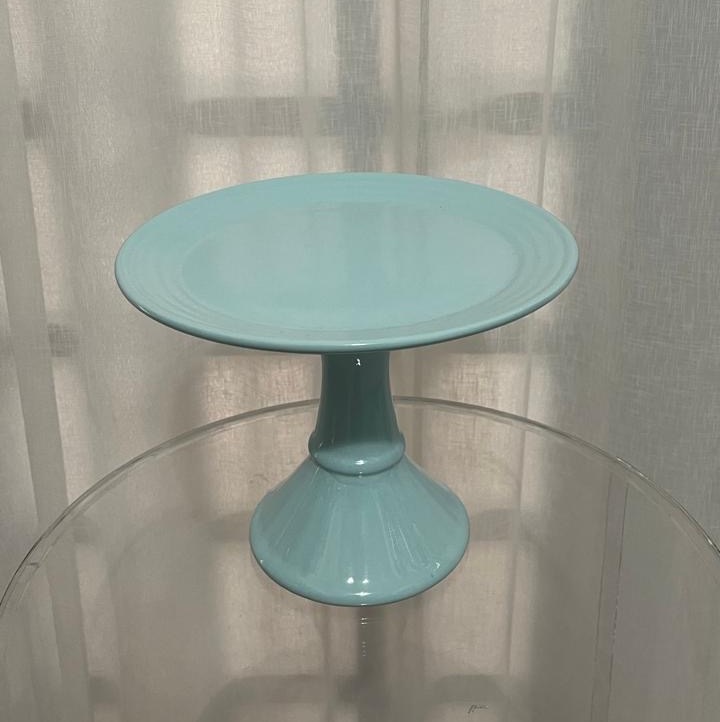 Boleira Azul Bebê de Cerâmica  - Balões decor
