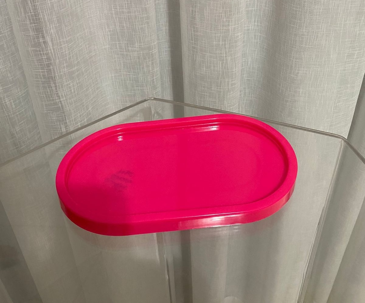 Bandeja Oval Pink - Balões decor