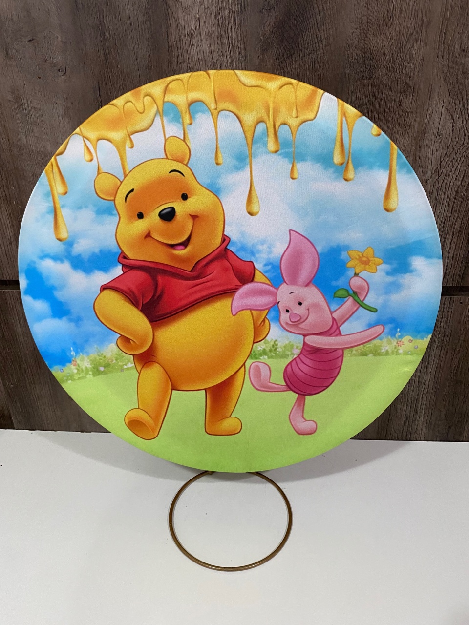 Painel Ursinho Pooh E Leitão - Balões decor
