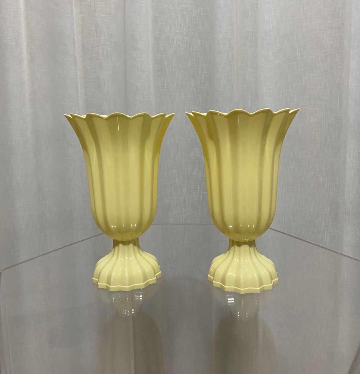Jarro Alongado Amarelo - Balões decor