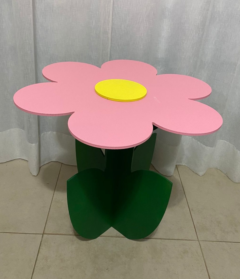 Mesa Flor Rosa - Balões decor