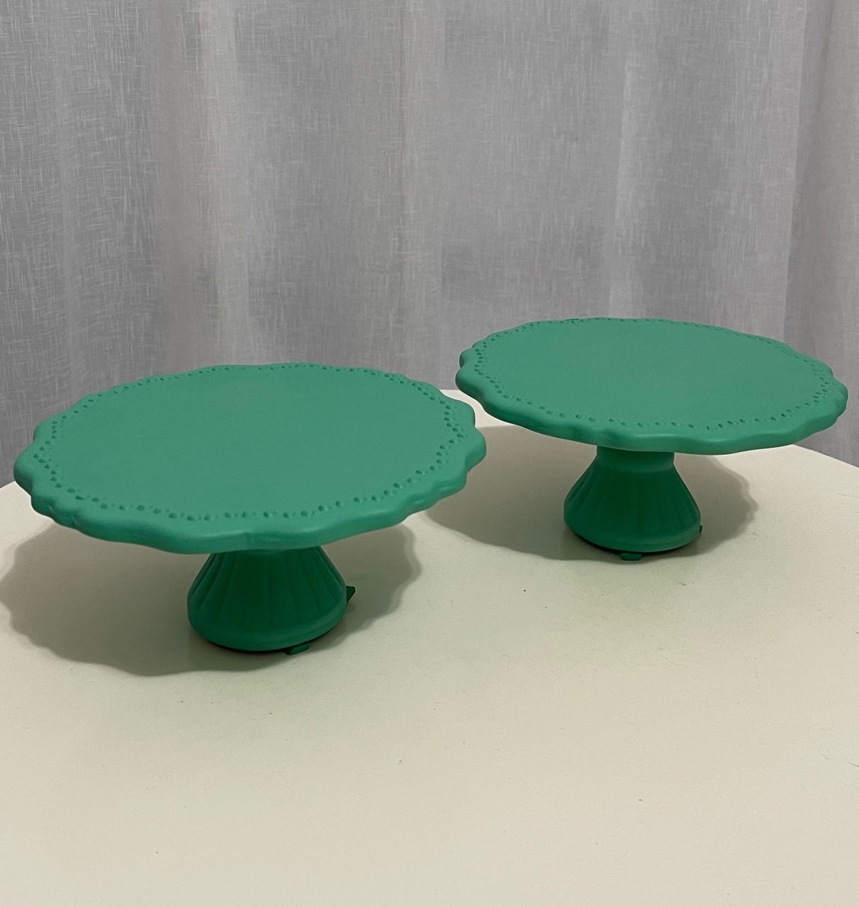 Boleira Pequena Verde Agua de Cêramica  - Balões decor