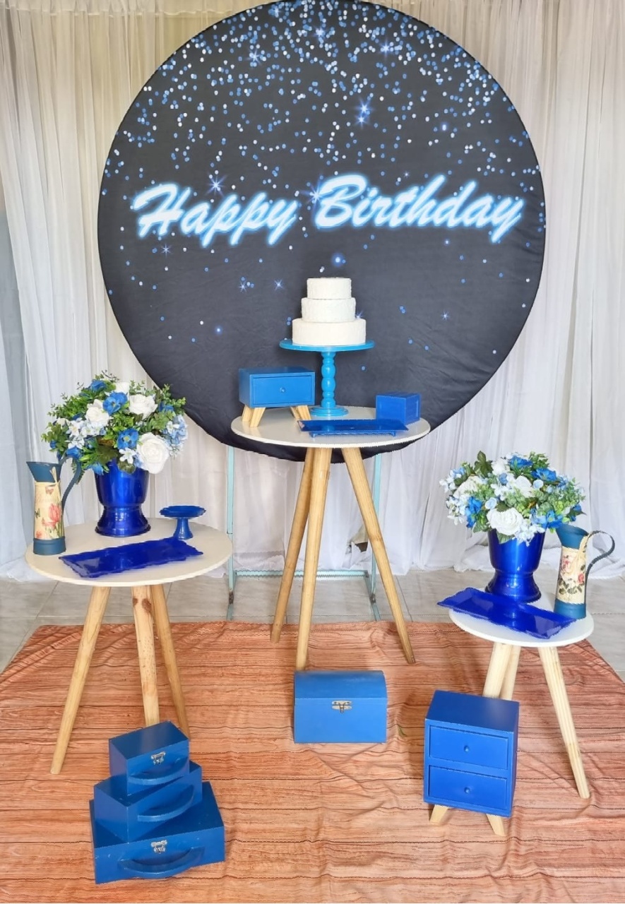 Happy Birtday Azul - Não Acompanha Os Móveis de Chão - PEGUE E MONTE CLOTILDE ALBA