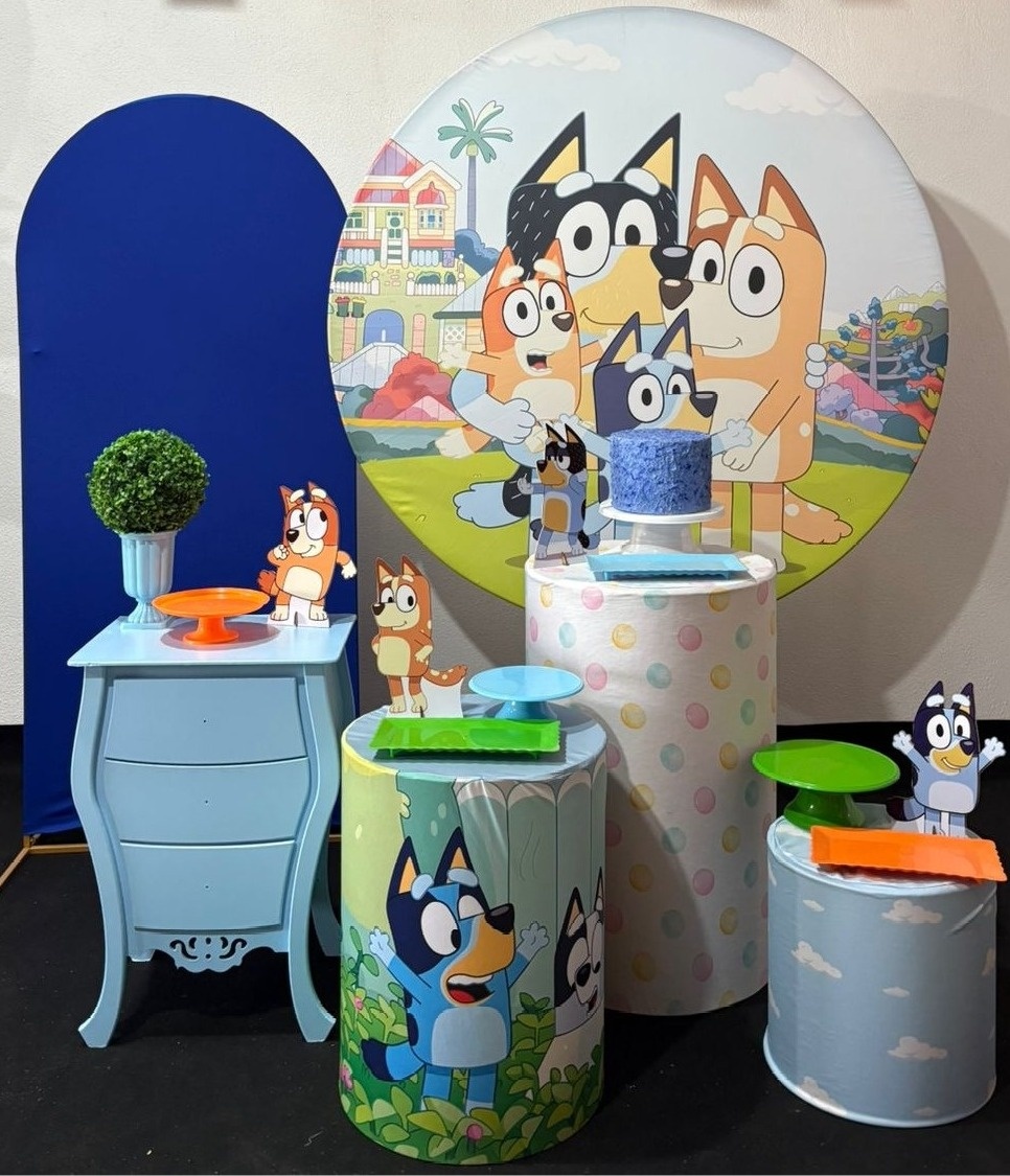  Bluey Azul - Ouro - PEGUE E MONTE CLOTILDE ALBA