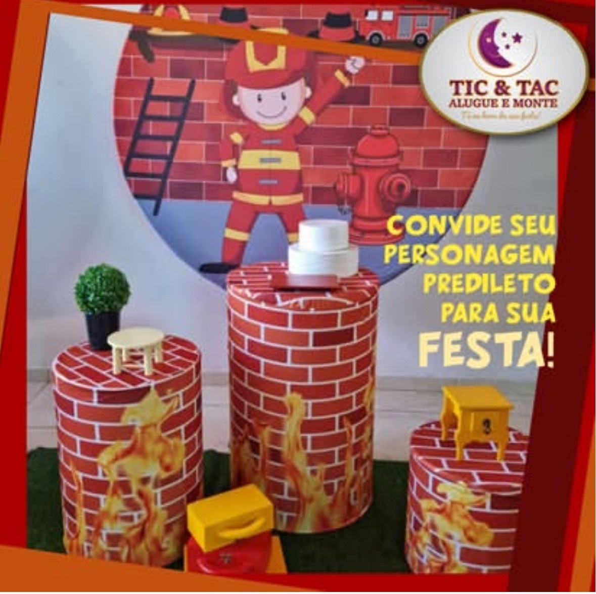 Bombeiro - PEGUE E MONTE CLOTILDE ALBA