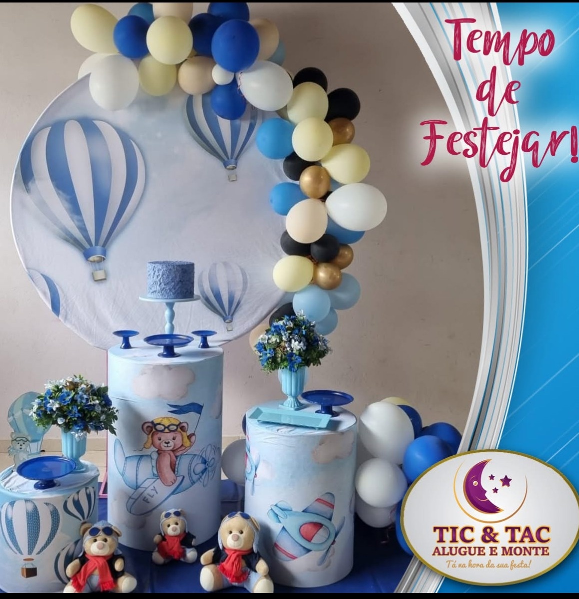 Balão - PEGUE E MONTE CLOTILDE ALBA