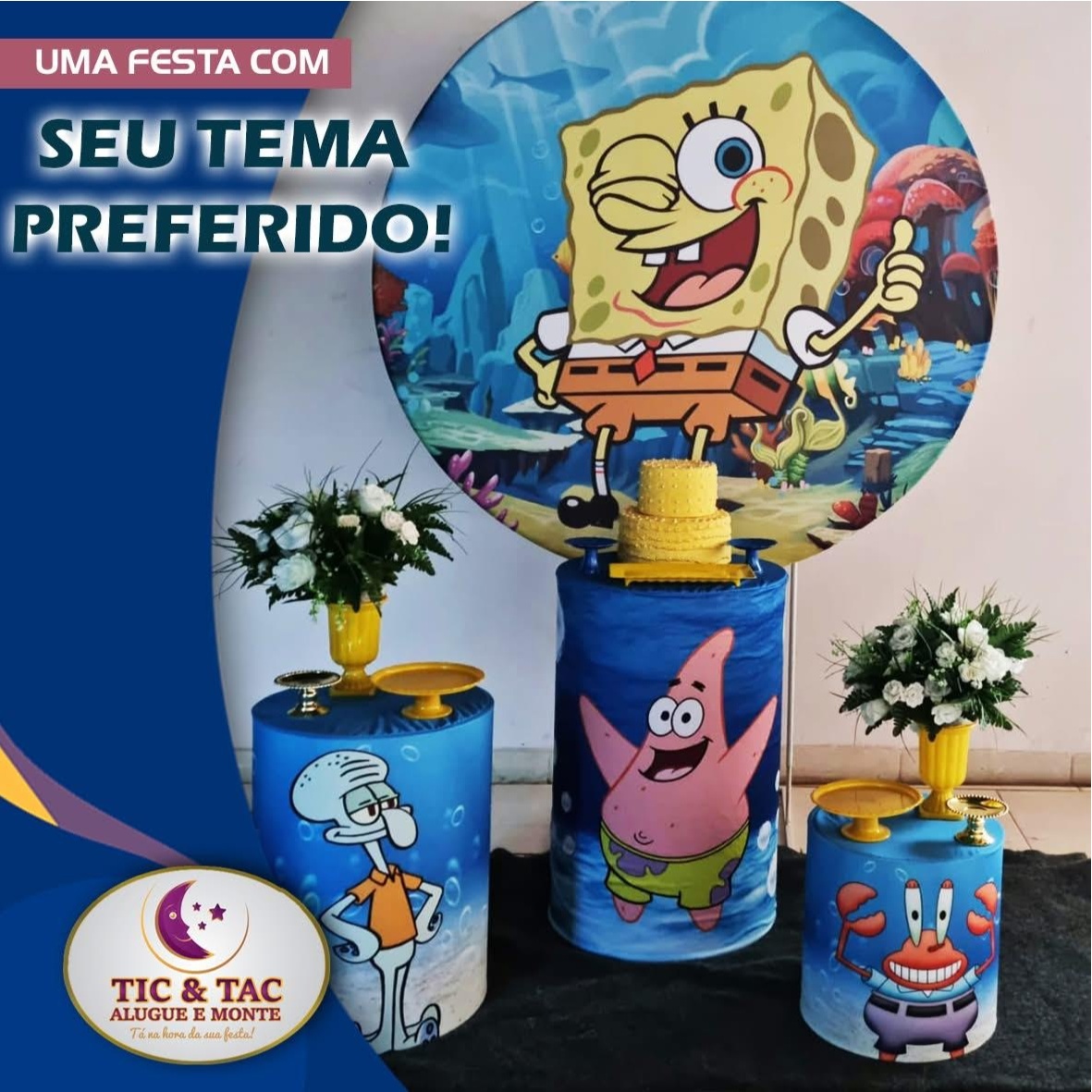 Bob Esponja - PEGUE E MONTE CLOTILDE ALBA