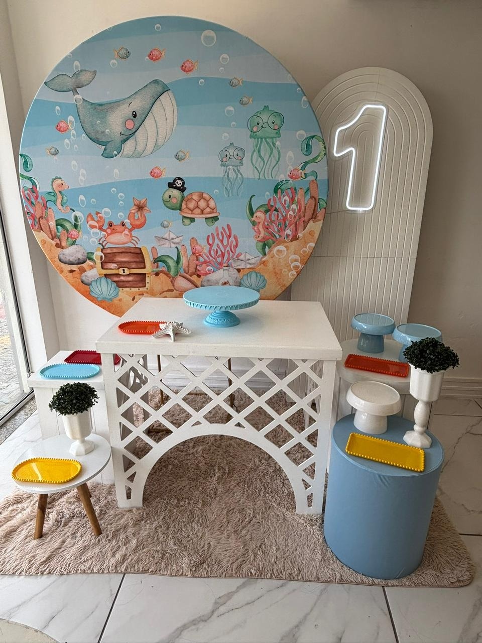 Kit -  Fundo Do Mar 1 - Boutique da Festa 