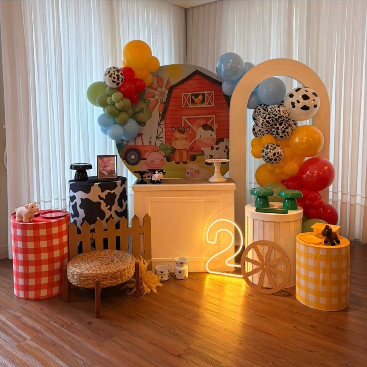 Kit- Fazendinha Vermelha 2 - Boutique da Festa 