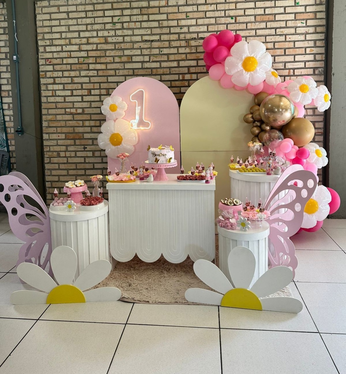 Kit -  Margaridas E Borboletas 2 - Boutique da Festa 
