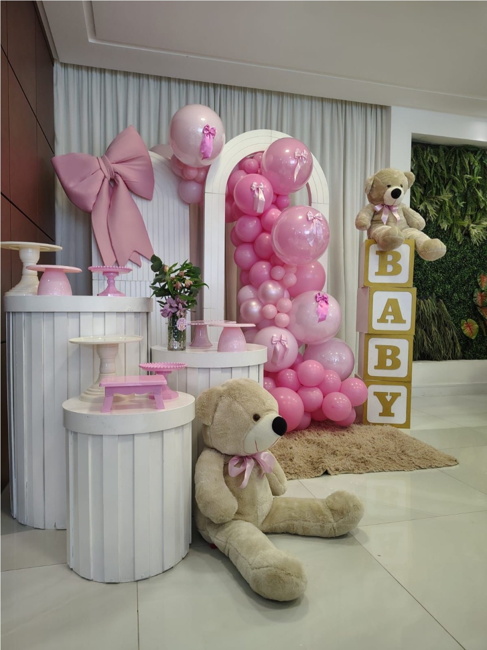 Chá de Bebê - Urso E Laço - Boutique da Festa 