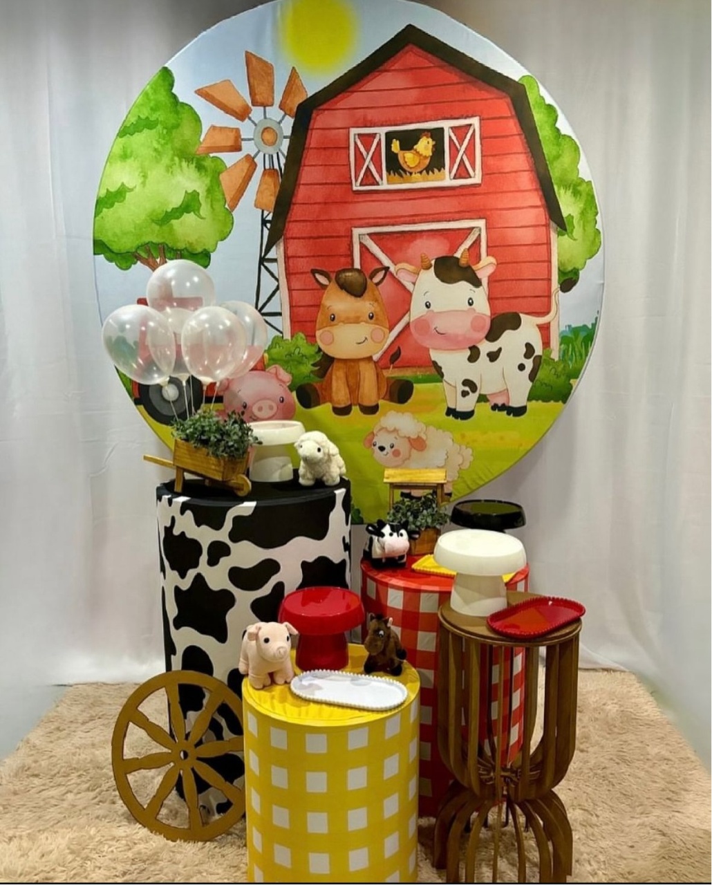 Kit - Fazendinha Vermelha 1 - Boutique da Festa 