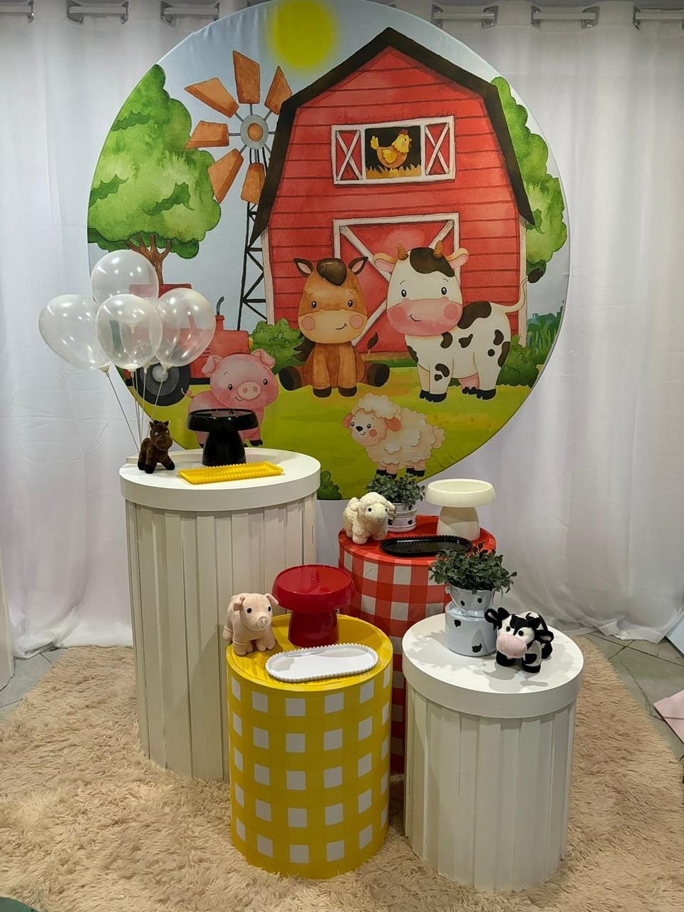 Kit- Fazendinha Vermelha 1 - Boutique da Festa 