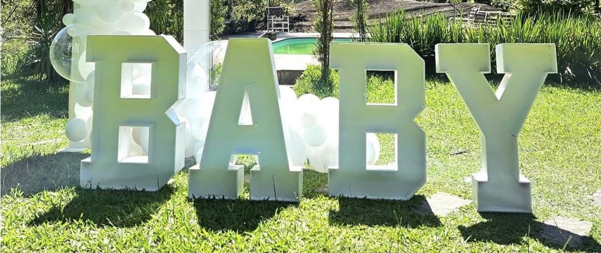 Letreiros Baby - Boutique da Festa 
