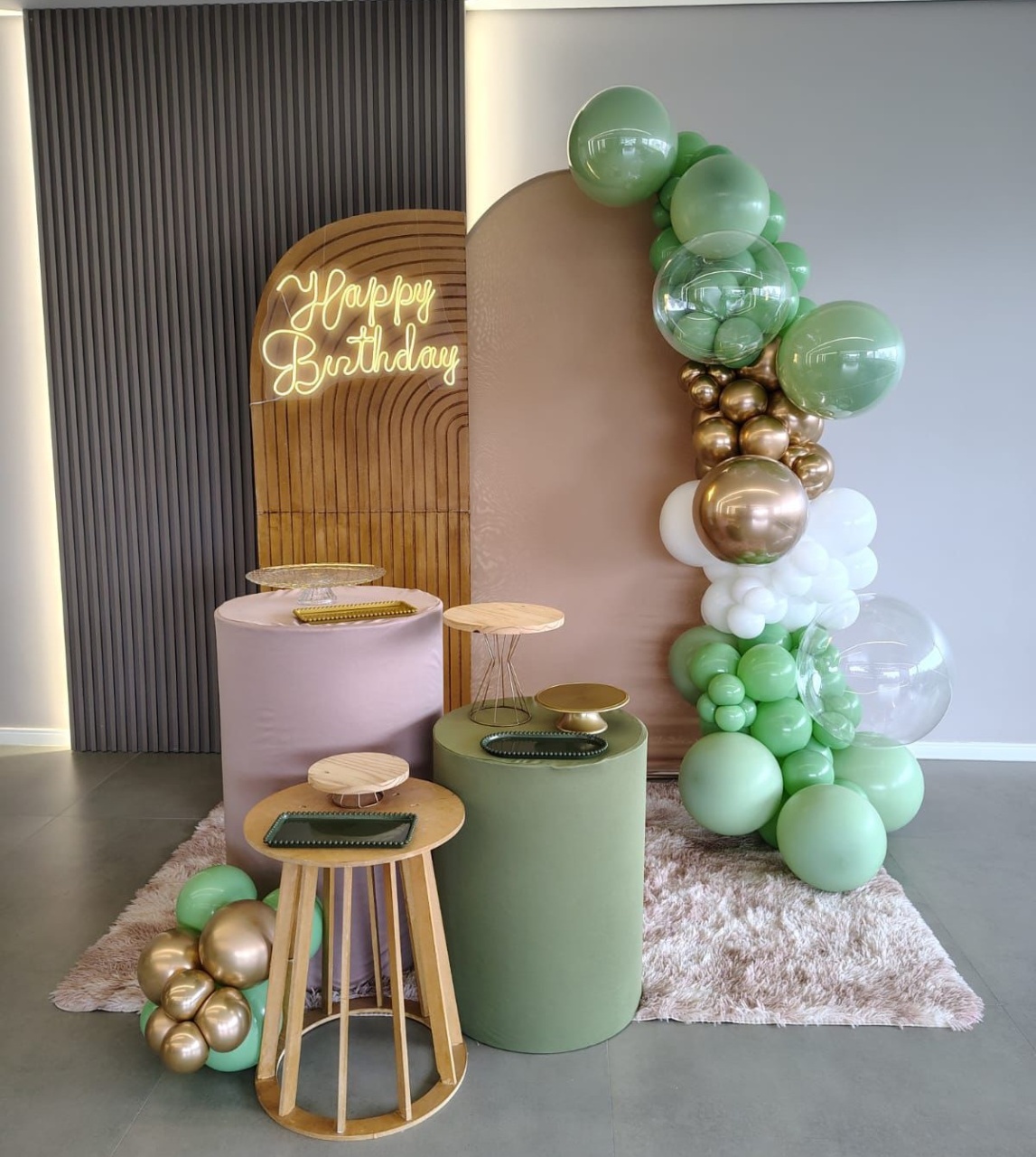 Kit - Adulto Madeira Verde  - Boutique da Festa 