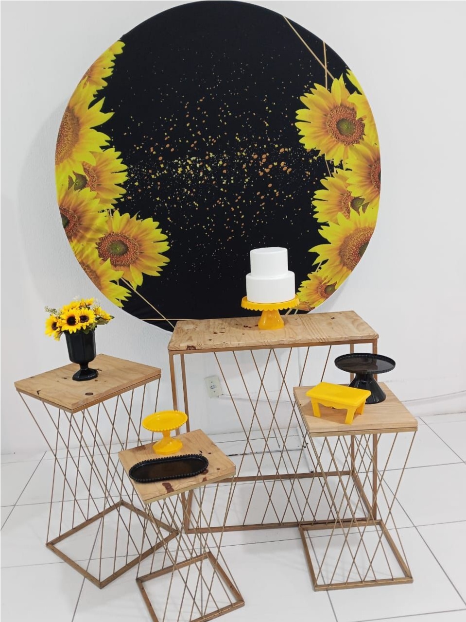 Kit- Girassol - Boutique da Festa 
