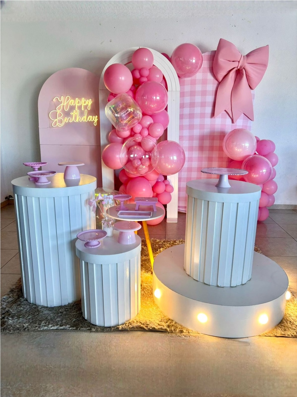 Kit - Laço Rosa - Boutique da Festa 