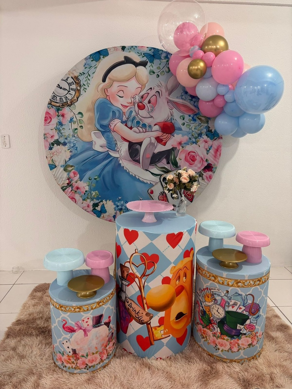 Kit - Alice No País das Maravilhas 1 - Boutique da Festa 
