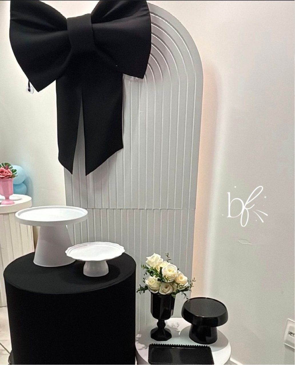 Kit - Laço Preto 3 - Boutique da Festa 