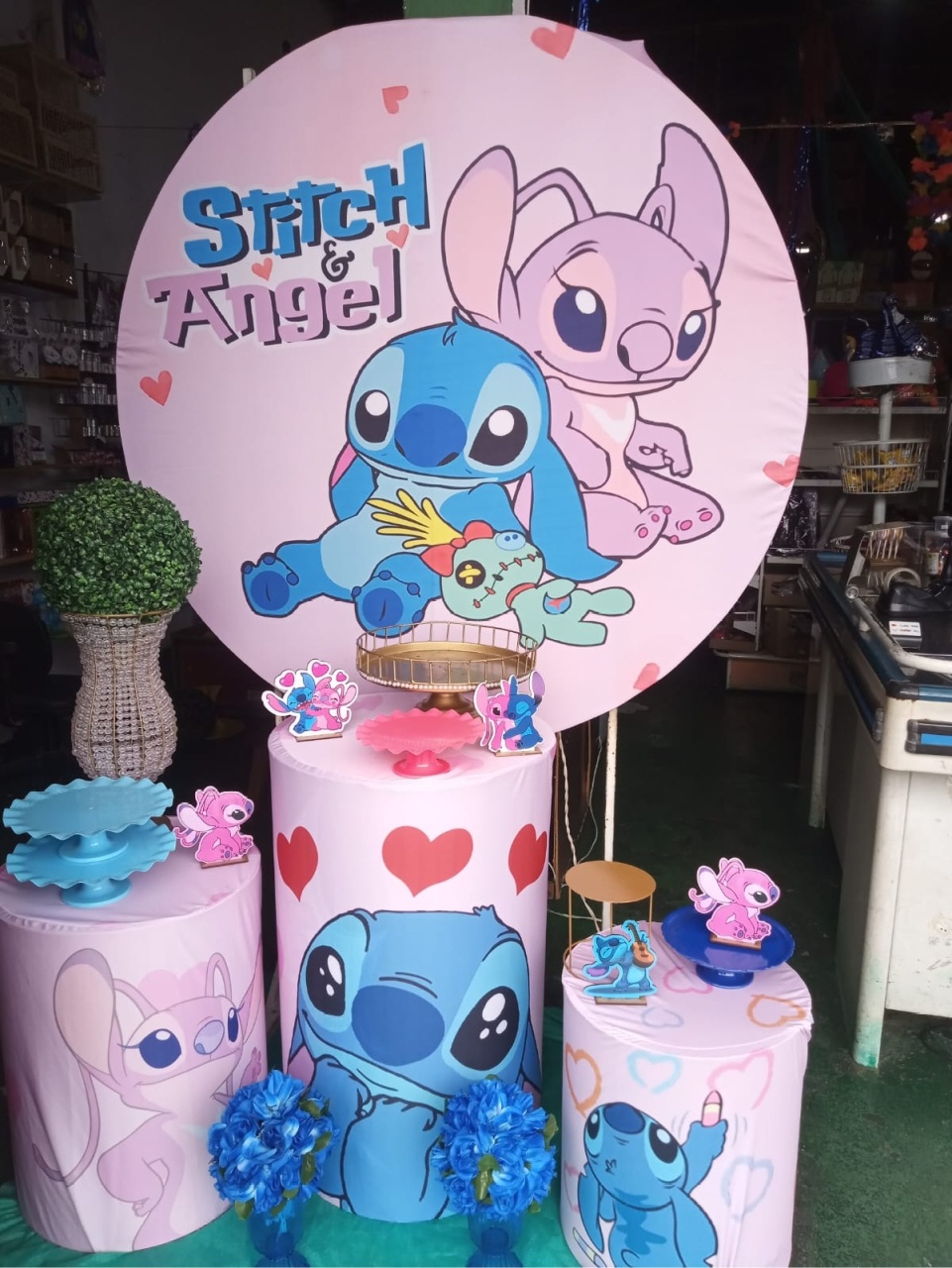 Kit Stichy Rosa E Azul - Dadule decor